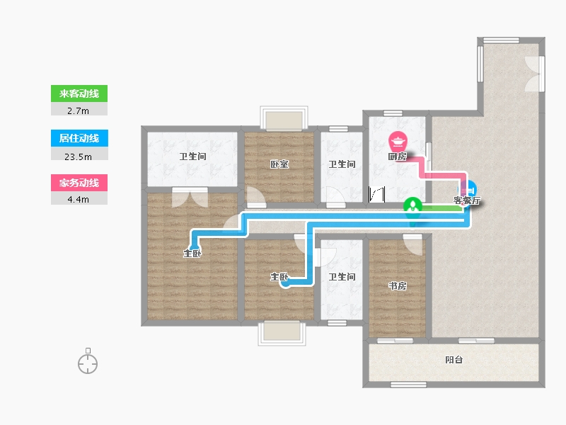 广东省-广州市-华发越秀·和樾府-145.53-户型库-动静线