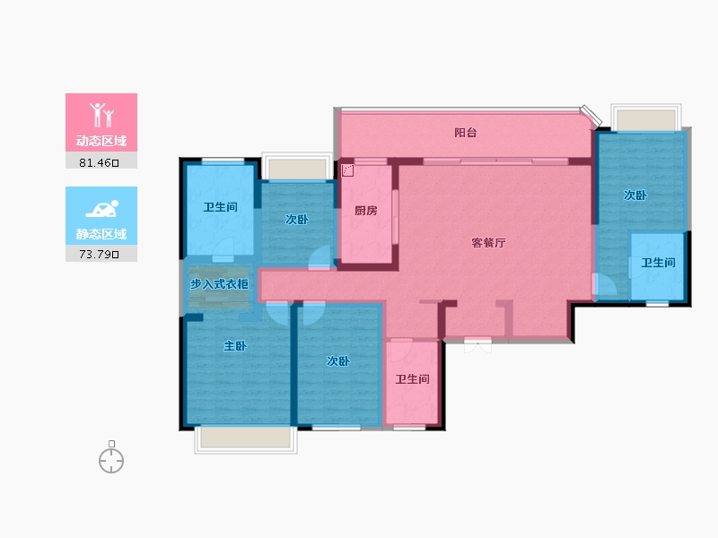 四川省-成都市-天府公园未来城-138.13-户型库-动静分区