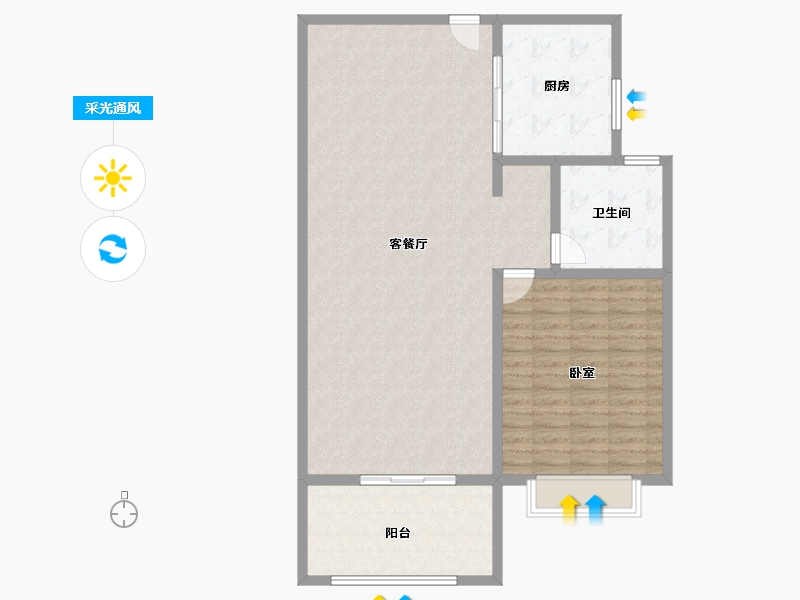 湖北省-武汉市-武汉雅居乐花园-108.58-户型库-采光通风