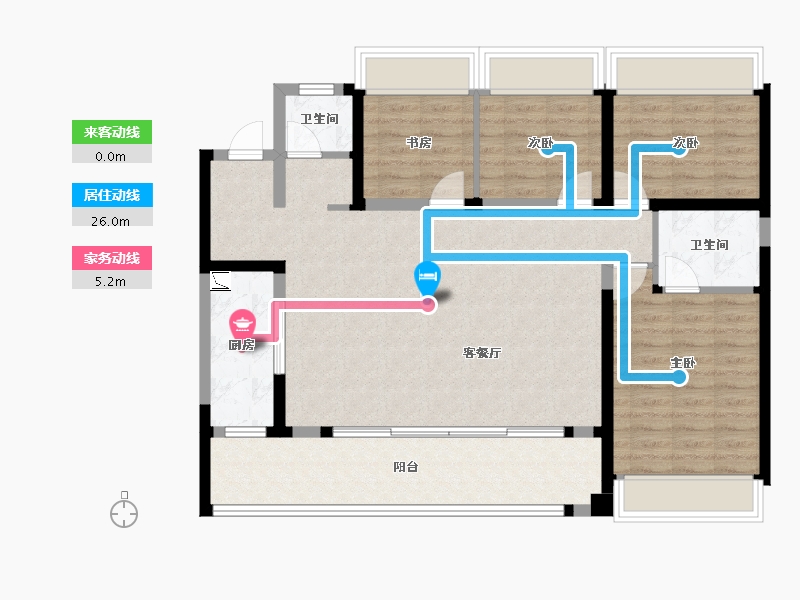 四川省-成都市-锦云天府-106.01-户型库-动静线