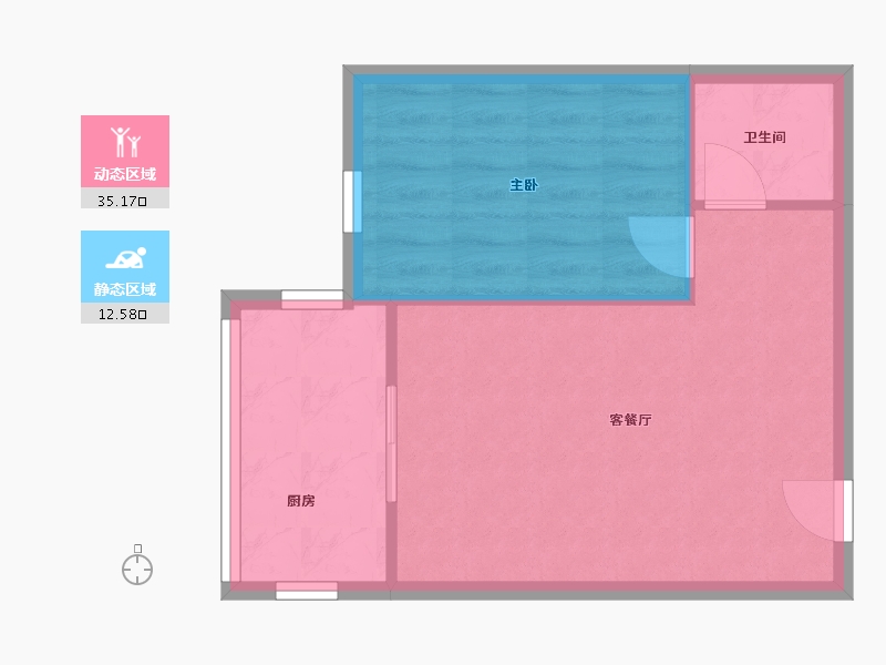 福建省-泉州市-丰盛假日城堡-43.42-户型库-动静分区