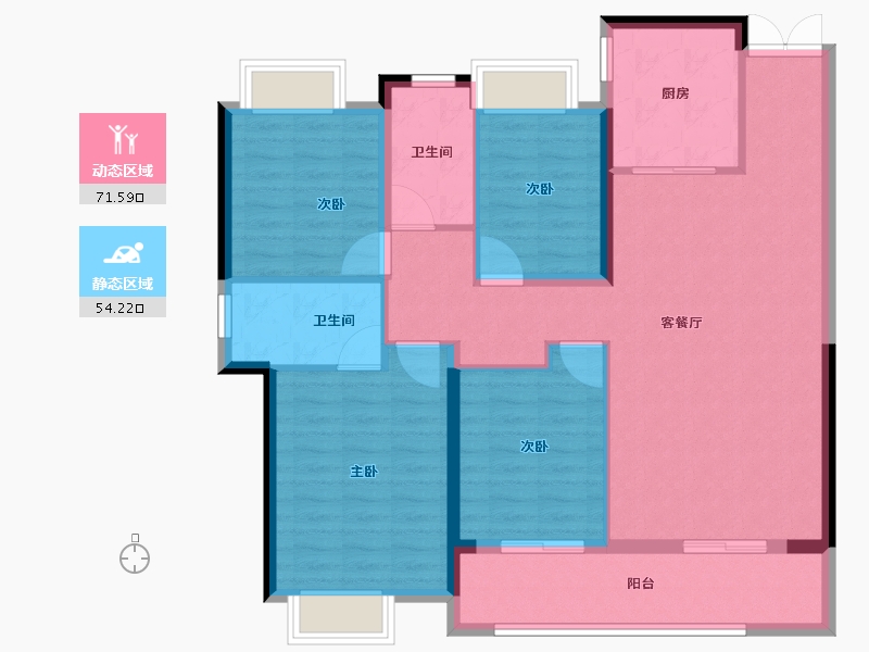 湖北省-武汉市-香港置地·元庐-114.00-户型库-动静分区