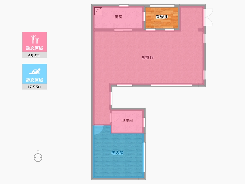 浙江省-绍兴市-佳兆业国越府-165.00-户型库-动静分区