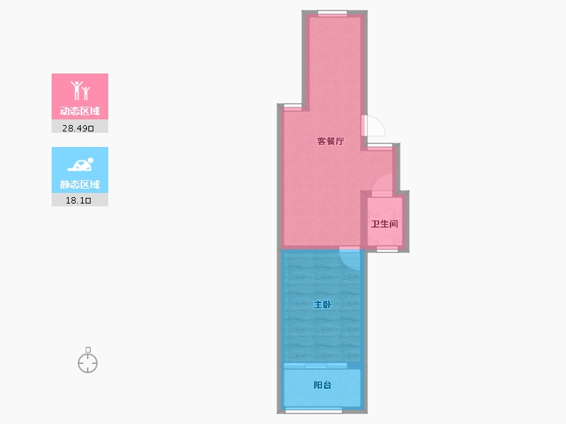 江苏省-南京市-宁工新寓—村-41.13-户型库-动静分区