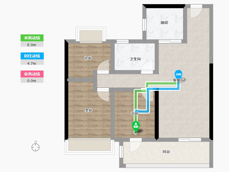 湖北省-武汉市-景瑞未来悦-72.32-户型库-动静线