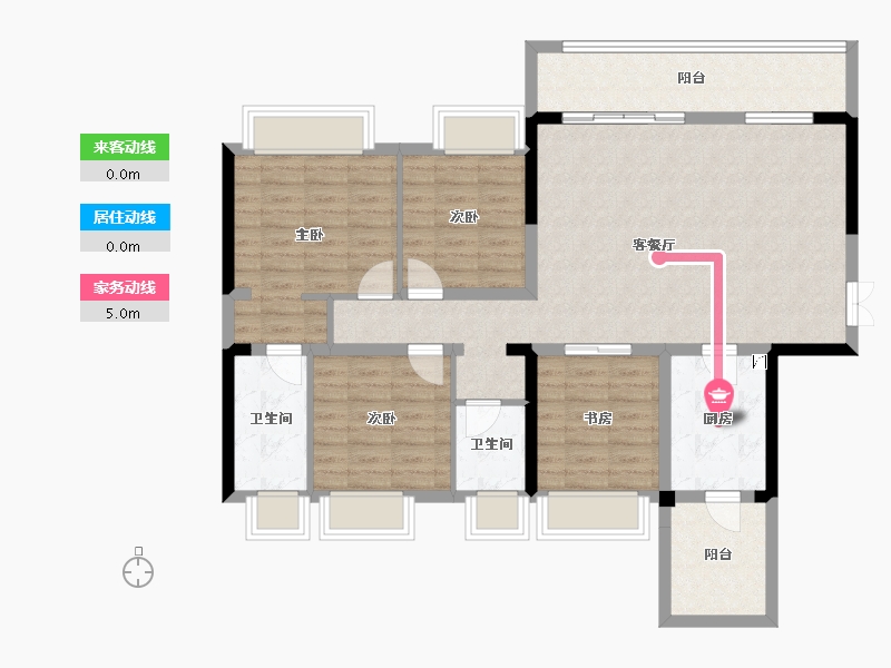 四川省-成都市-天府公园观澜8号-112.70-户型库-动静线