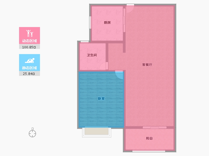 湖北省-武汉市-武汉雅居乐花园-116.58-户型库-动静分区