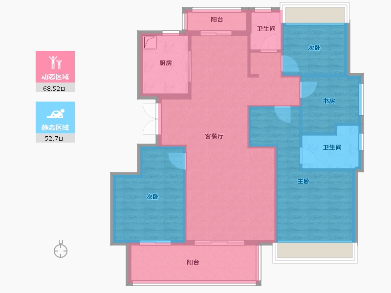 浙江省-衢州市-建工丁香里-110.00-户型库-动静分区