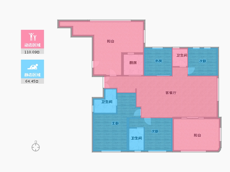 福建省-福州市-保利香槟国际-159.44-户型库-动静分区