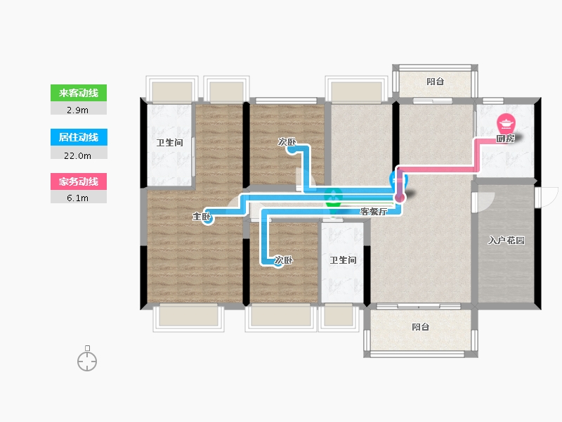 广东省-江门市-天悦星院-234.00-户型库-动静线