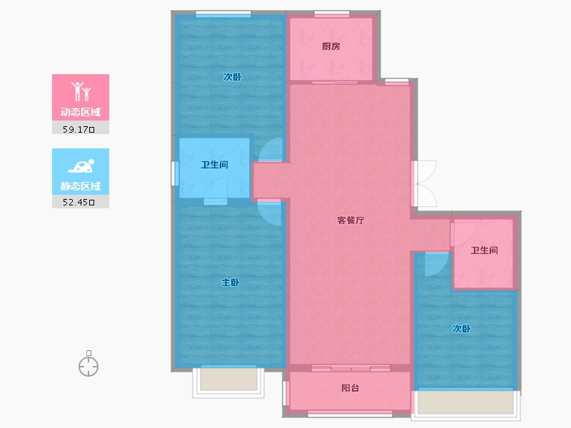 河北省-承德市-国创融园-113.00-户型库-动静分区