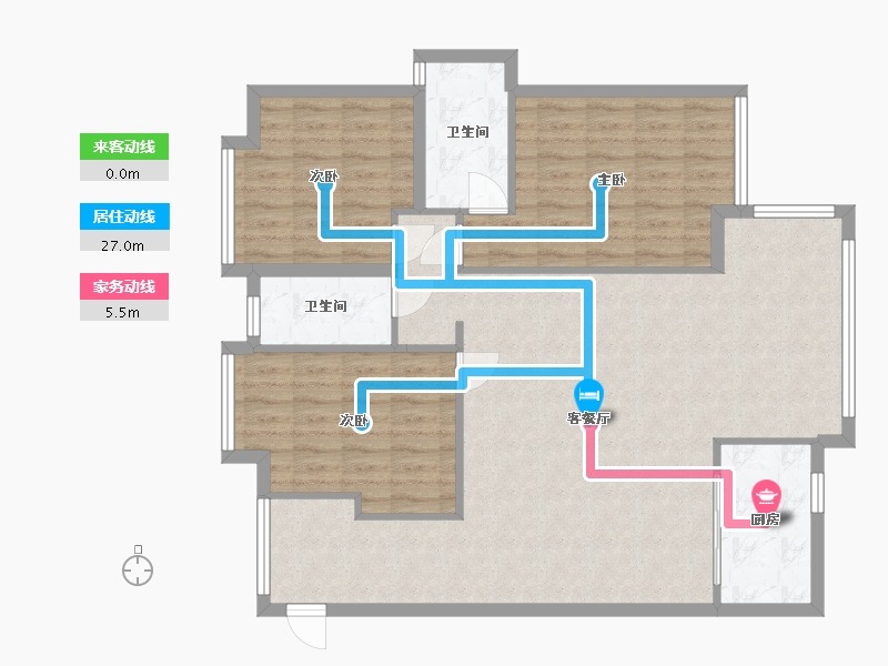 广东省-惠州市-星岸城-132.00-户型库-动静线