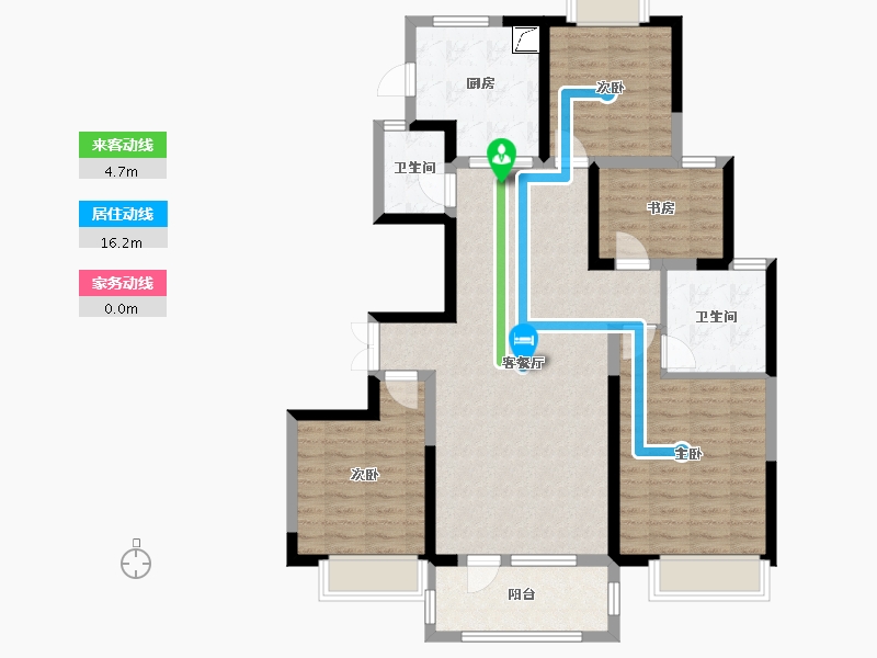 江西省-南昌市-世茂天城-118.04-户型库-动静线