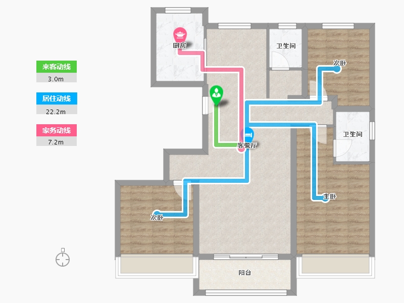 河北省-邢台市-中景江山图-110.00-户型库-动静线