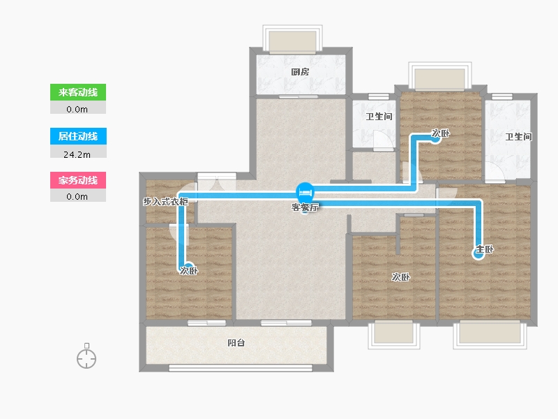 福建省-福州市-建发和玺-116.23-户型库-动静线