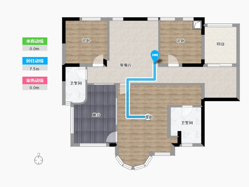 广东省-深圳市-宏发雍景城-210.00-户型库-动静线