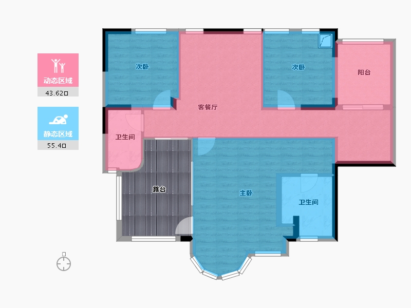 广东省-深圳市-宏发雍景城-210.00-户型库-动静分区