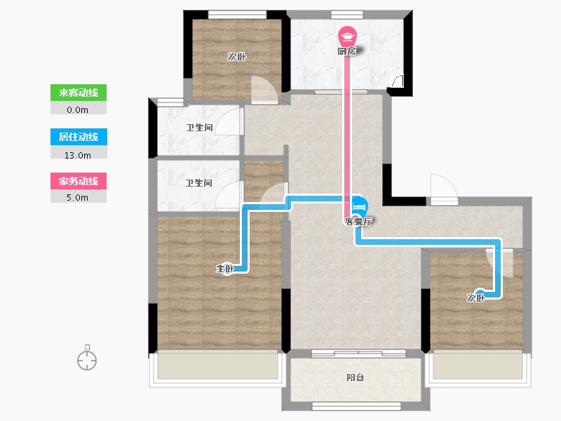 青海省-海东市-互助碧桂园-100.00-户型库-动静线