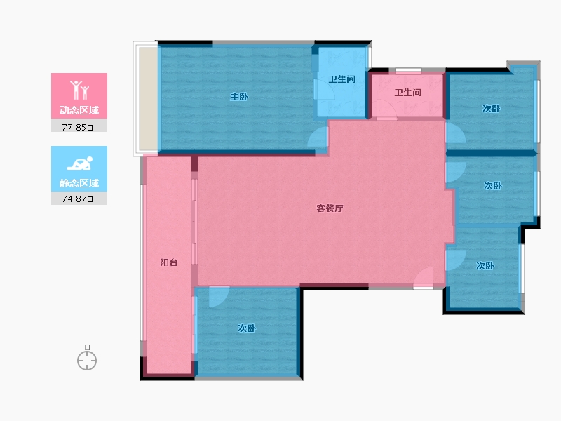 福建省-厦门市-建发养云-140.00-户型库-动静分区