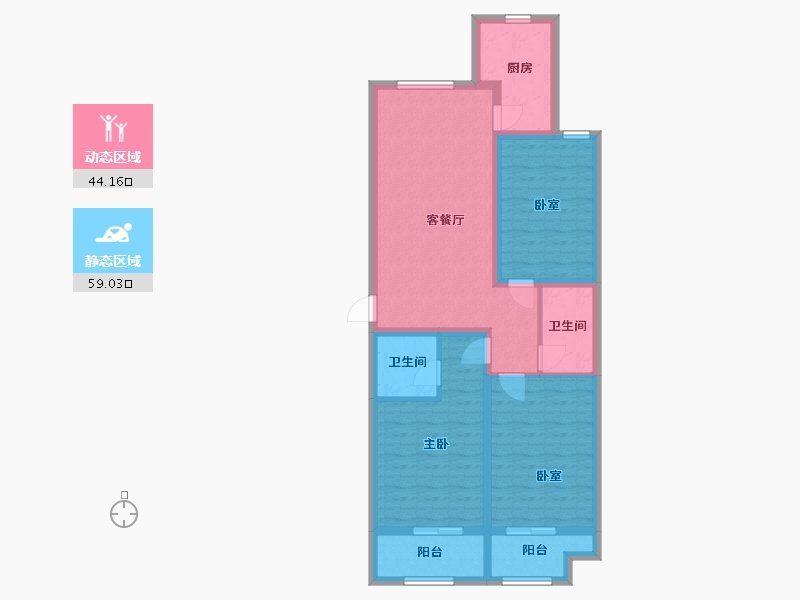 山西省-运城市-河东文化综合体-120.00-户型库-动静分区