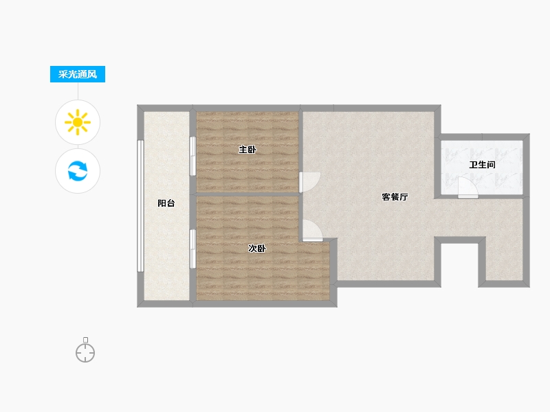 陕西省-西安市-元谷-88.00-户型库-采光通风