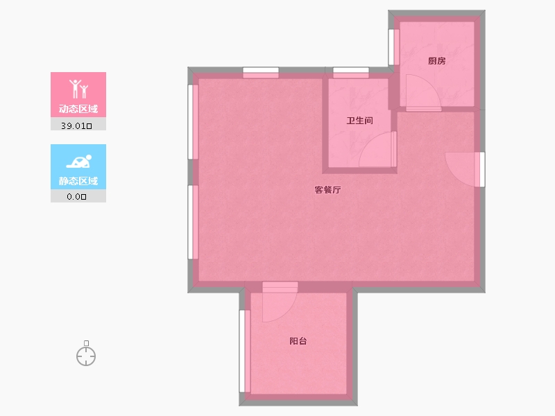 香港特别行政区-观塘区-安秀苑-45.00-户型库-动静分区