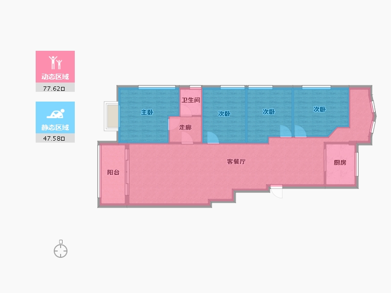 福建省-莆田市-兴安名城-北区-135.00-户型库-动静分区