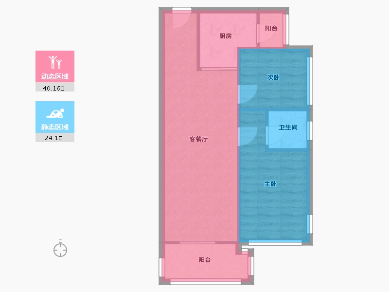 广西壮族自治区-南宁市-南宁世茂茂御府-70.00-户型库-动静分区