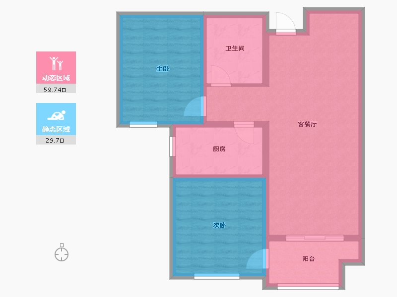 山西省-晋城市-西马匠小区-80.00-户型库-动静分区