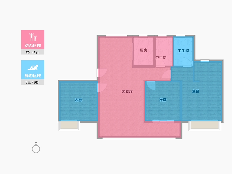 河北省-沧州市-壹号院-110.00-户型库-动静分区