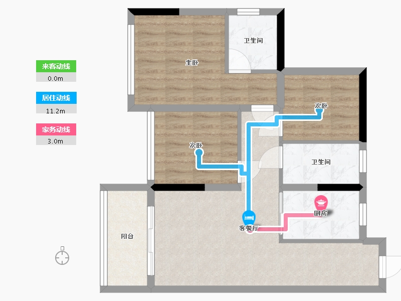 四川省-眉山市-天府智慧城-72.48-户型库-动静线