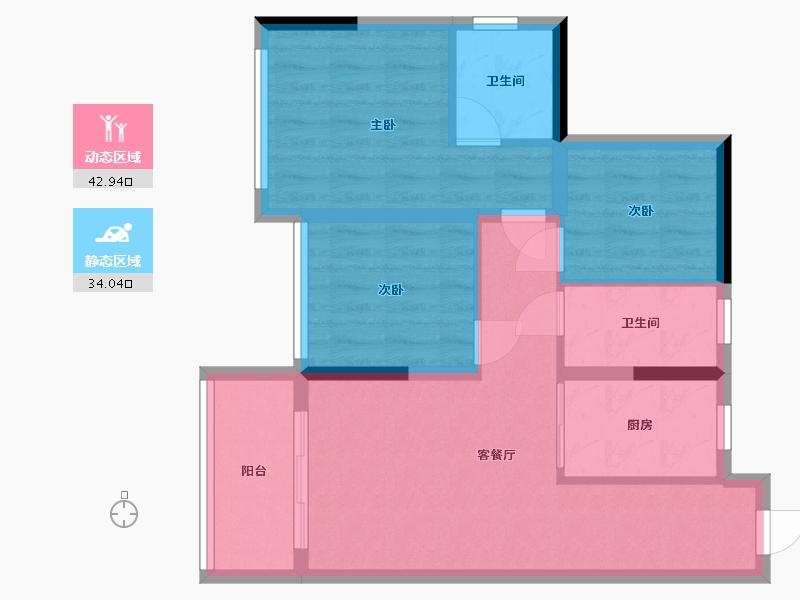 四川省-眉山市-天府智慧城-72.48-户型库-动静分区