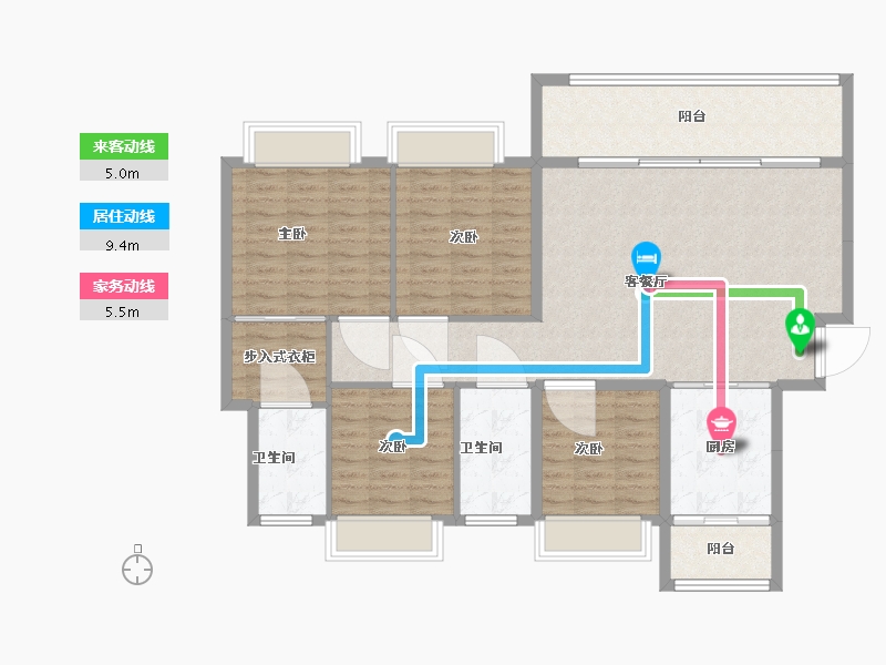 四川省-成都市-中建天府公馆-122.00-户型库-动静线