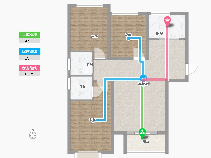 河北省-邢台市-天一上城-98.00-户型库-动静线