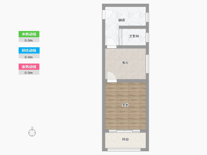 上海-上海市-海南西弄-40.00-户型库-动静线