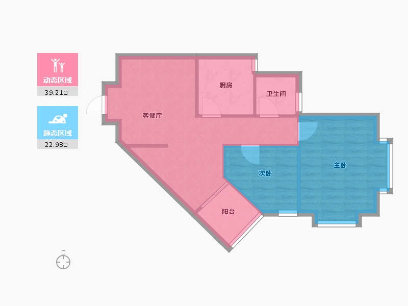 广东省-中山市-永怡花园-63.00-户型库-动静分区