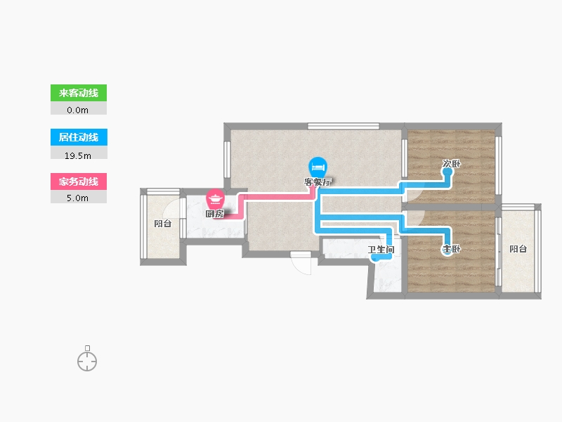 河北省-张家口市-天泽苑-82.00-户型库-动静线