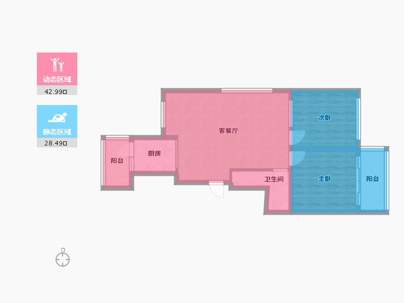 河北省-张家口市-天泽苑-82.00-户型库-动静分区