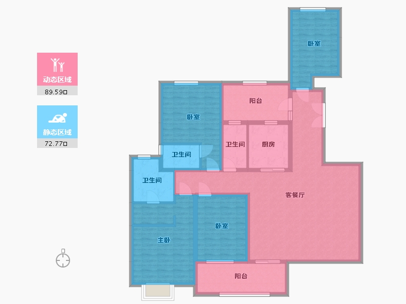 江西省-赣州市-嘉和半岛-152.00-户型库-动静分区