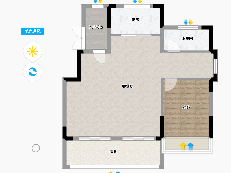 江苏省-镇江市-滴翠园-150.45-户型库-采光通风