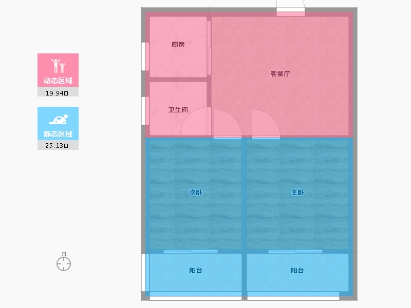 广西壮族自治区-南宁市-柳沙新天地-30.00-户型库-动静分区