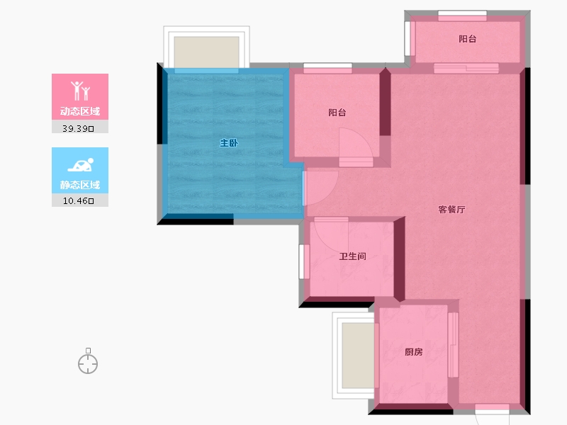 广东省-广州市-御溪世家-46.24-户型库-动静分区