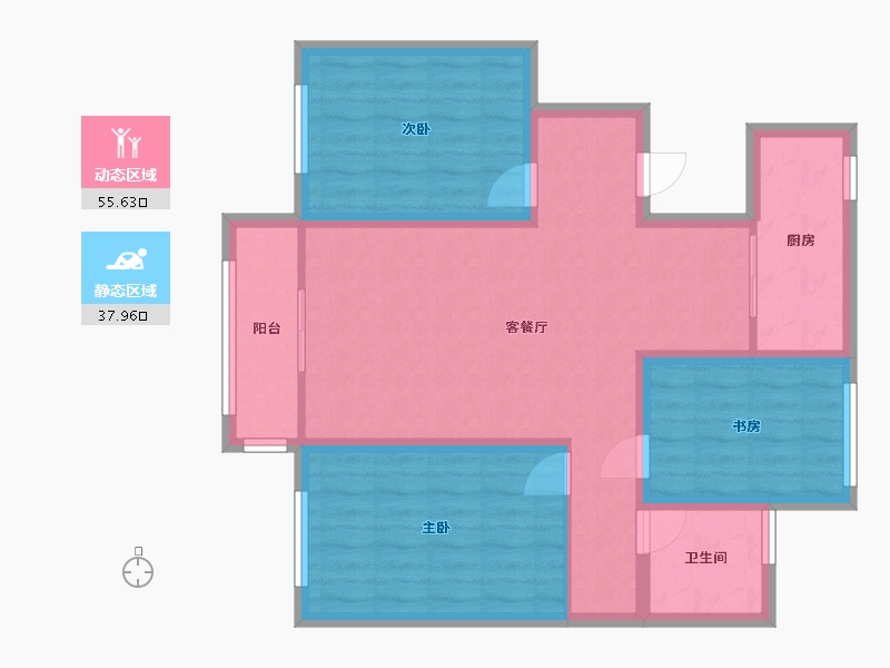 山西省-大同市-恒山府-98.00-户型库-动静分区