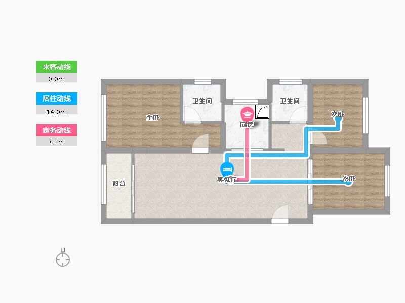 福建省-厦门市-融创大同府-86.00-户型库-动静线