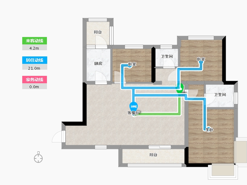 四川省-眉山市-万景進园-69.00-户型库-动静线