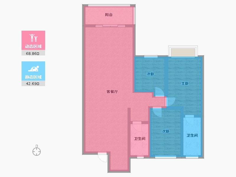 山西省-长治市-壶关县福馨小区-99.00-户型库-动静分区