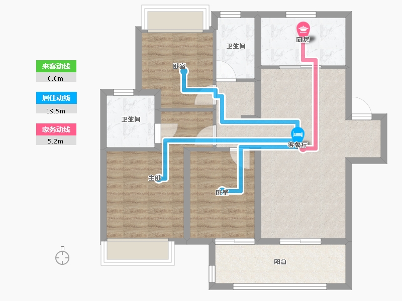 安徽省-芜湖市-祥生府-92.13-户型库-动静线