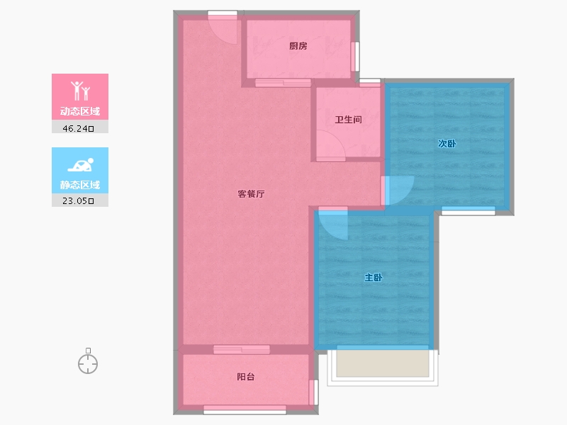 广东省-汕头市-铂悦府-59.12-户型库-动静分区