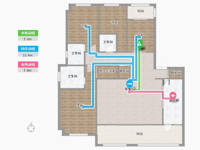 重庆-重庆市-樾千山-161.00-户型库-动静线