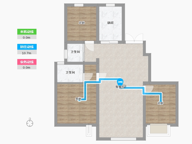 新疆维吾尔自治区-阿克苏地区-景城华著-89.00-户型库-动静线